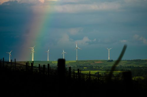 Regenbogen vom Petersberg bei Gau-Algesheim